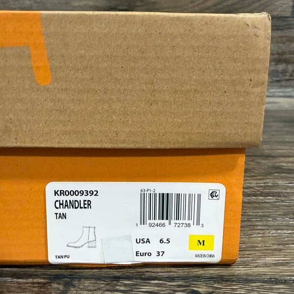 KORKS Chandler Heeled Bootie LIGHT TAN NEW SZ 6.5 - Picture 11 of 11